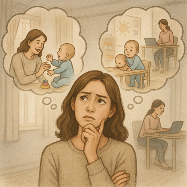 What about the mom who feels lost at the end of maternity leave?